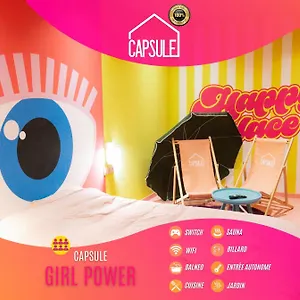 Capsule Girl Power - Balneo - Sauna - Karaoke - Billard - 2 , Charleroi België
